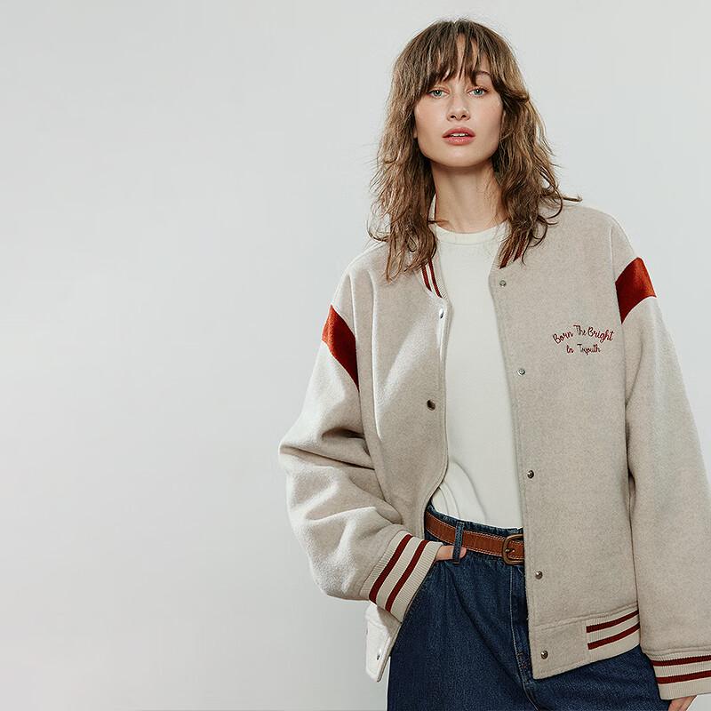 Chuyu Women's Baseball Cotton Padded Jacket