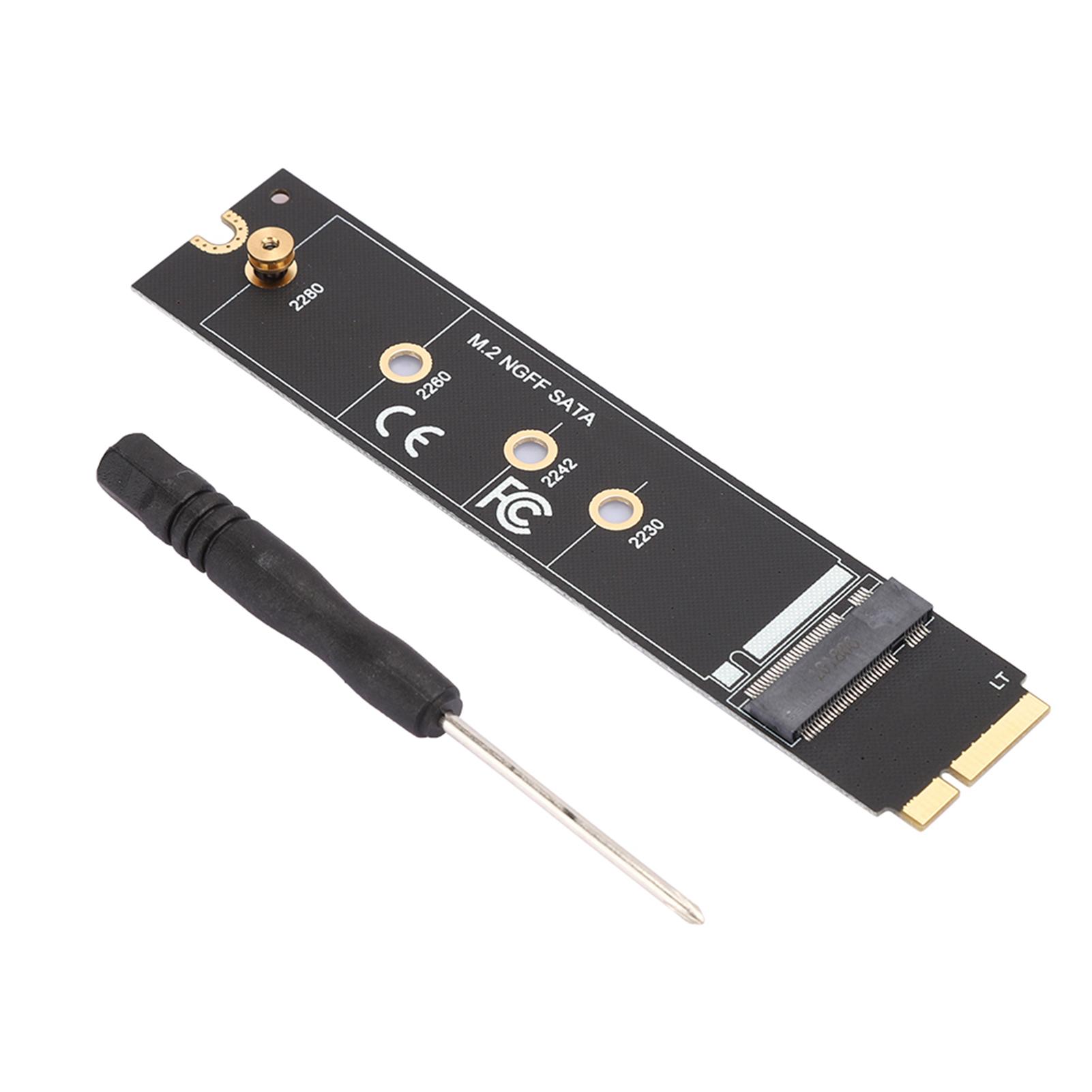 

Адаптерна карта SSD M2 SATA для OS X 2012 SolidState Hard Disk Riser Card A1465 A1466