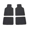 4 Pieces Premium Leather Car Floor Mats Stylish Durable Protective Fit All Vehicles Interior Foot Pad Easy Clean Amagi