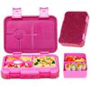 Divided Lunch Box 810ml Food Container Single-layer Leakproof Storage Box