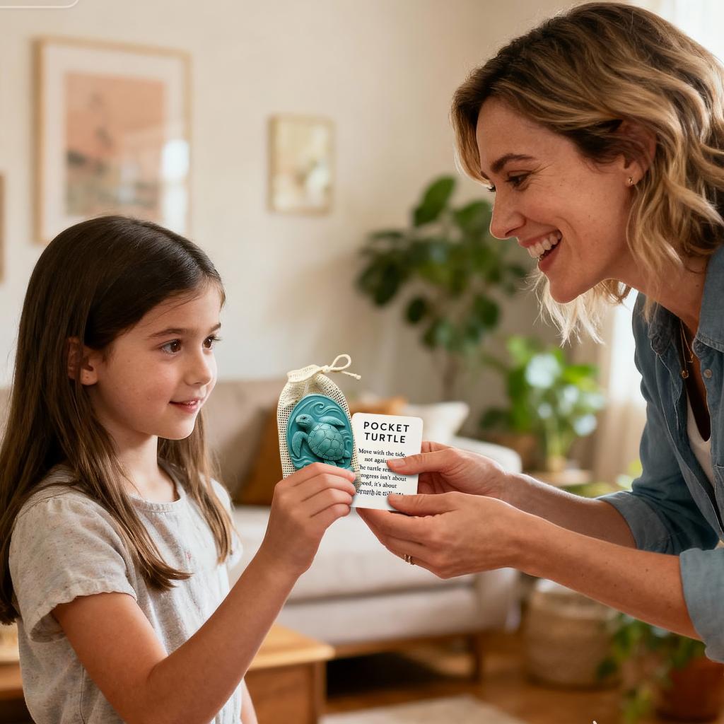 Animal Pocket Hug Gift, Animal Hug Memory Card, Inspirational And Thoughtful Gift, Figurines Symbolizing Courage,Wisdom, And Strength