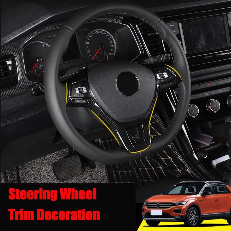 Car Accessories Steering Wheel Trim For Volkswagen Jetta Golf Sportsvan Golf 7 Polo Caddy Amarok Lavida Passat Tiguan Touran Up!