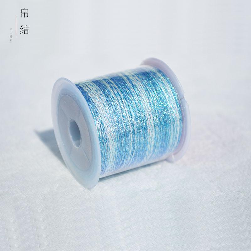 Goldfaden Gold Silber Seidenfaden Symphonie Faden Farbe Gold Handgeflochtenes Seil Armbandfaden Geflochtenes Seil Jadefaden Material Handgeflochtene Schmuckstücke