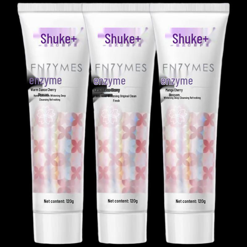 

Зубная паста Shuke с энзимами и цветами вишни, 3 шт.