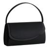 [Lycorisnoir] Lycorisnoir  LN-B13 Made In Japan Formal Bag, Black, Asymmetrical Design, Perfect for Weddings, Funerals, and Graduations, Made by a