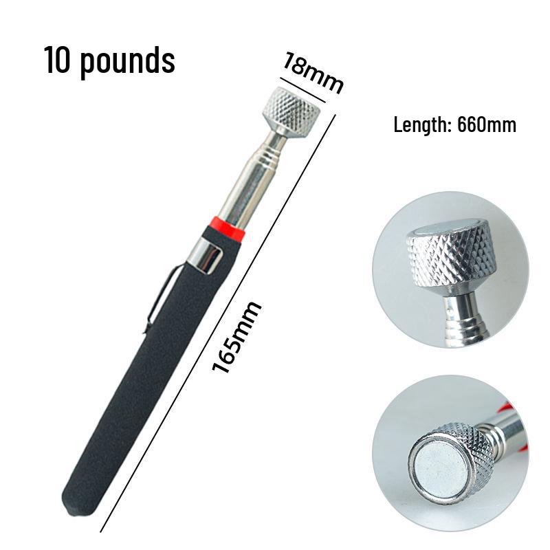 Yunbei Telescopic Magnetic Pickup Tool Set: 1.5, 3.5, 10, 15 Lbs Capacity