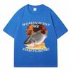 Zabawny T-shirt z nadrukiem kreskówkowym Kanroji Mitsuri Iguro Obanai dla pary, casualowy, luźny, z krótkim rękawem, z okrągłym dekoltem, topy Harajuku, odzież