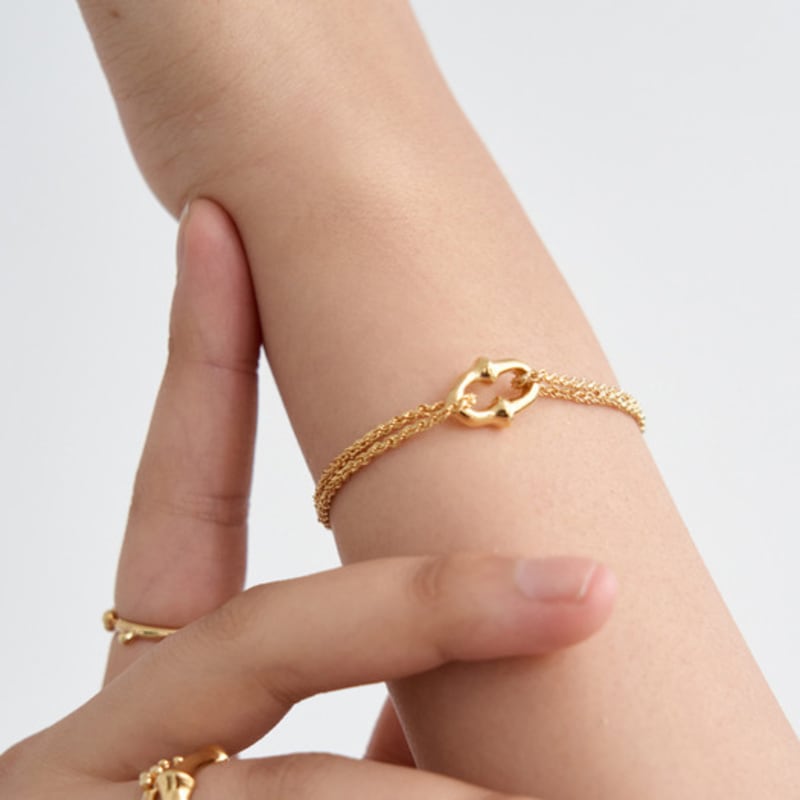 

LINKY LABORATORY Bamboo Link B whitegold