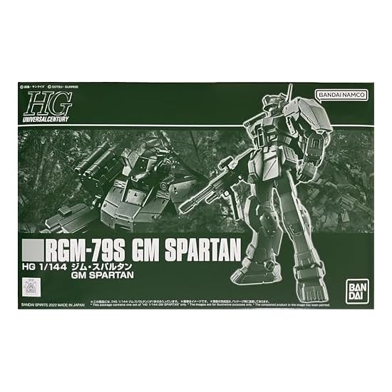 HG HGUC 1/144 RGM-79S GM Spartan Mobile Suit Plastic Model Premium