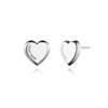 Luv-It Silver Heart Earrings K1807
