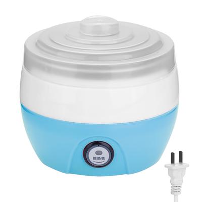 Yogurtera eléctrica automática de 1 l para el hogar con recipiente interior de acero inoxidable (azul)