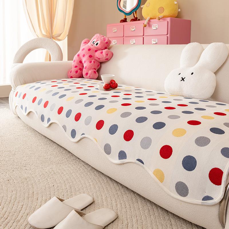 

New Sofa Cushion Dopamine Four Seasons Universal Special-Shaped One-Piece Leather Seat Cushion Non-Slip Sofa Cover Cloth Towel 70*70cm