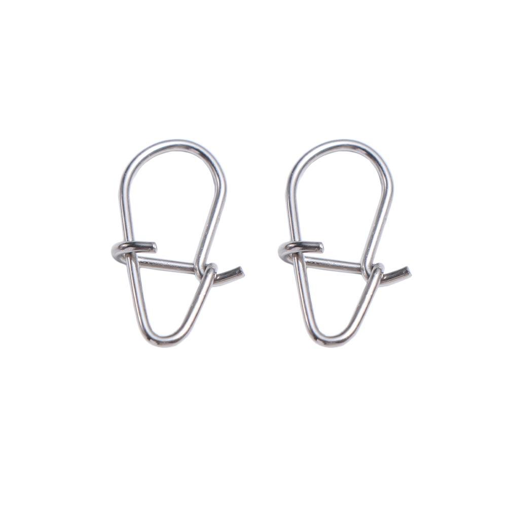 Fish Tool Lures Hooks Clips Fishing Hooked Snap Pin Fishing Lure Connector Swivel Lure Connector