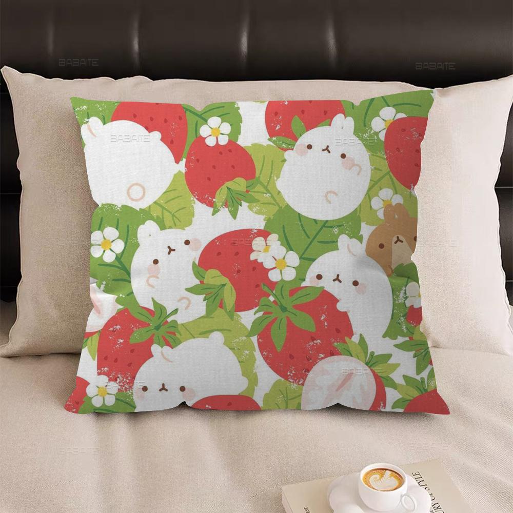 Cute Bunny Rabbit Pillowcase toon Gift Cushion Cover Bedroom Home Sofa Chair Seat Decor pillow case
