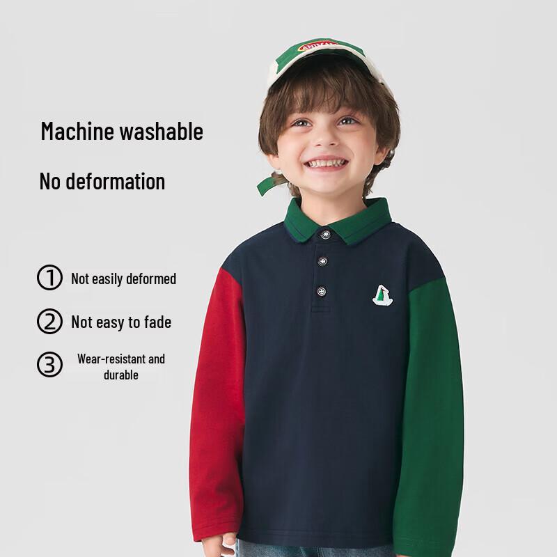 Kuwami Kids' Unisex Long Sleeve Cotton Shirt
