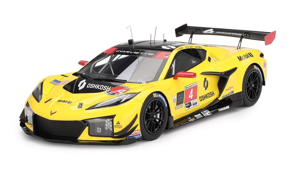 TOP SPEED Chevrolet Corvette Z06 IMSA Daytona 24 Hours 2024 Corvette Racing by Pratt Miller Motorsports Finished Product TS0571 1/18 GT3.R #4