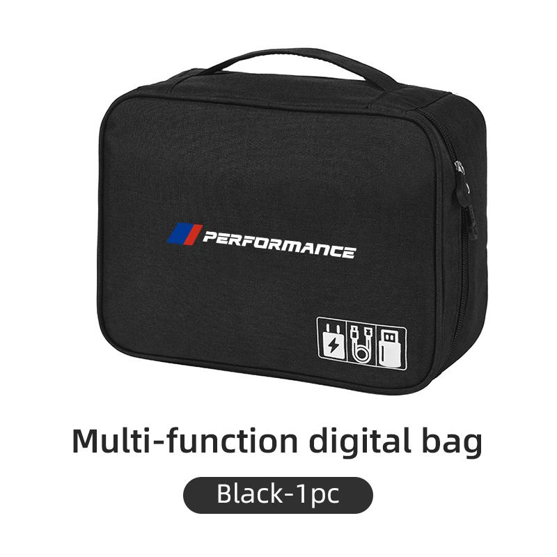 Car Data Cable Storage Bag Waterproof Travel Organizer Bag USB DataLine For BMW E46 E90 E60 F10 E39 F30 E36 F20 E87 E90 E70 E91