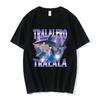 ZX T-skjorte Tralalero Tralala Morsom Hai Meme Italiensk Hjerneorm T-skjorte Mote Vintage T-skjorter Casual T-skjorter