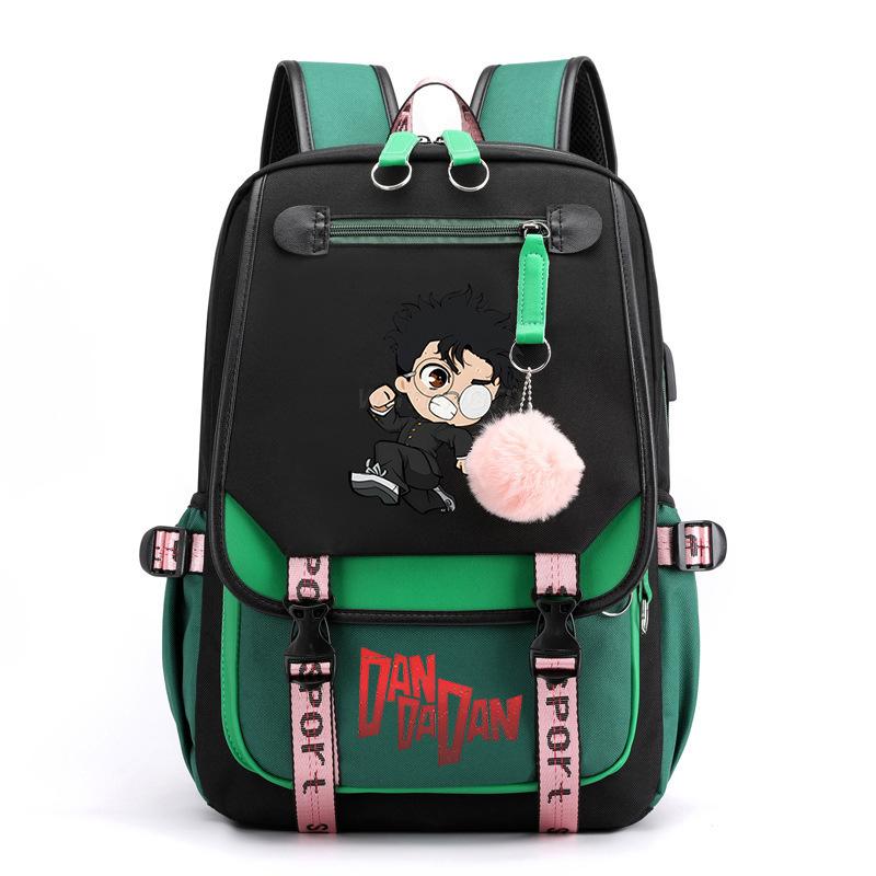 Bold Party Dandadan Surrounding Anime School Bag Fashion Male Female Versatile Elementary and Secondary School Student Lightweight Backpack