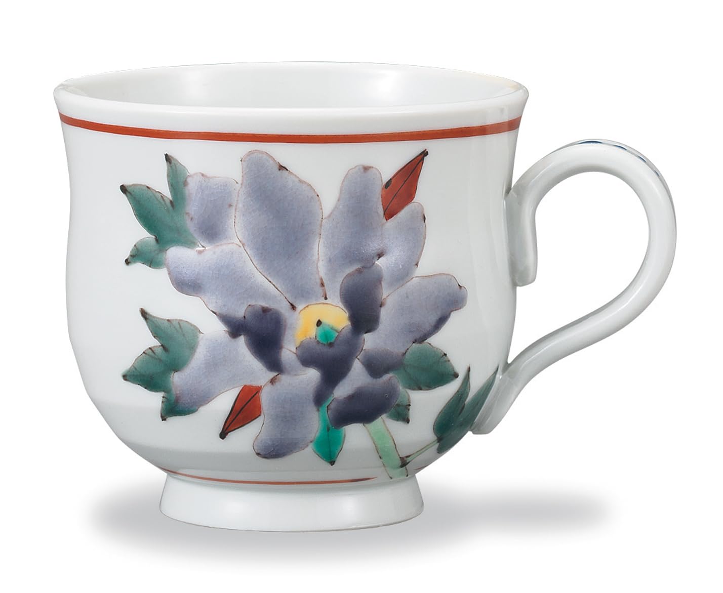 

Kutani Ware Iwataya Mug Peony AP7-5044 белый