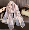 Silk Wool Scarf Shawls and Wraps for Women Foulard Headkerchief Luxury Brand Hijab New Lady Pashmina Scarves Bandana Poncho