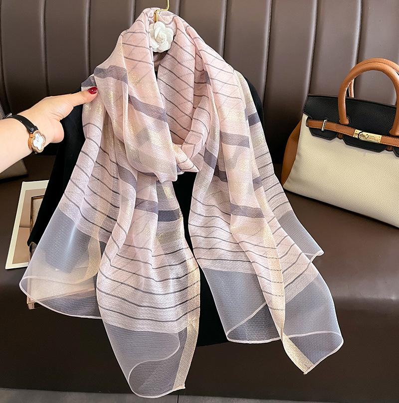 Silk Wool Scarf Shawls and Wraps for Women Foulard Headkerchief Luxury Brand Hijab New Lady Pashmina Scarves Bandana Poncho