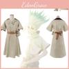 Dr.stone Anime Cosplay Shi God Senku's Complete Costume Set For Roleplaying