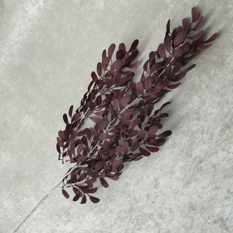 Peanut Artificial Leaf Silk Floral Bouquet Long Stem Wedding Decor Home Display