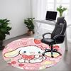 1pc Cinnamoroll Chair Carpet for Office Non-Slip, Soft & Comfortable, Carpet for Office, Gaming, Lightweight Round Floor Mat Yy251021027