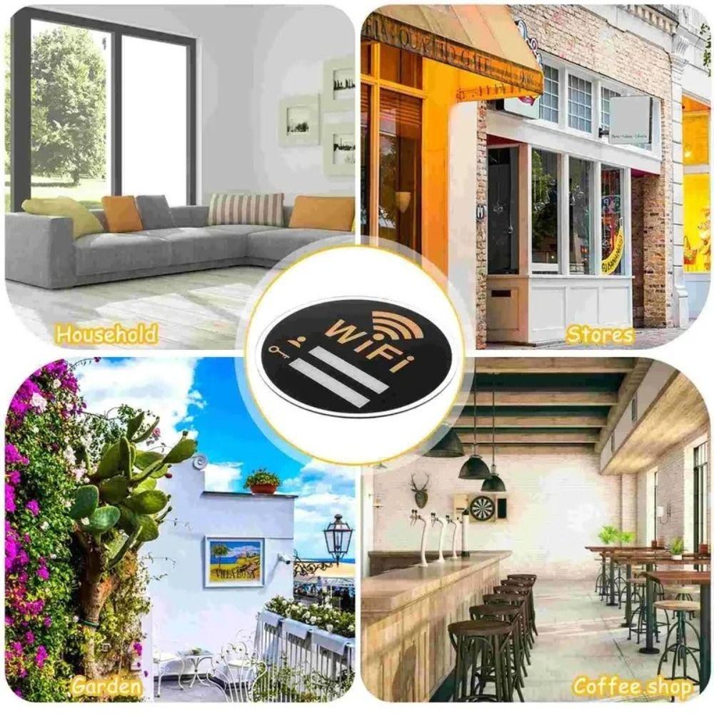 Handwriting WIFI Signage Convenient Signal Indication Signage 3D Wall Stickers  Public Place