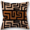 New Pillow Case 45X45Cm Bohemian Color Geometric Pattern Pillow Cover Ethnic Style Retro Pillow Cover Cushion Linen Fabric Decor