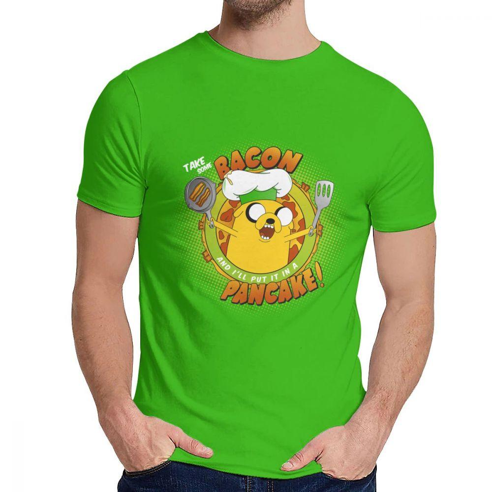 Anime Bacon Pancake Song Tee Shirt Casual O Neck Popular Man S Retro Great Classic S