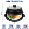 Collapsible Microwave Ovent Splatter Cover for Food with Tray Vented Silicone Splatter Guard Lid Plate Holder Kitchen Colander