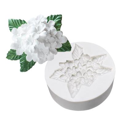 Kwiat Hortensja Silikonowa Forma do Cukiernictwa Narzędzia do Żywicy Forma do Pieczenia Babeczek Narzędzia do Dekorowania Ciast z Fondantu