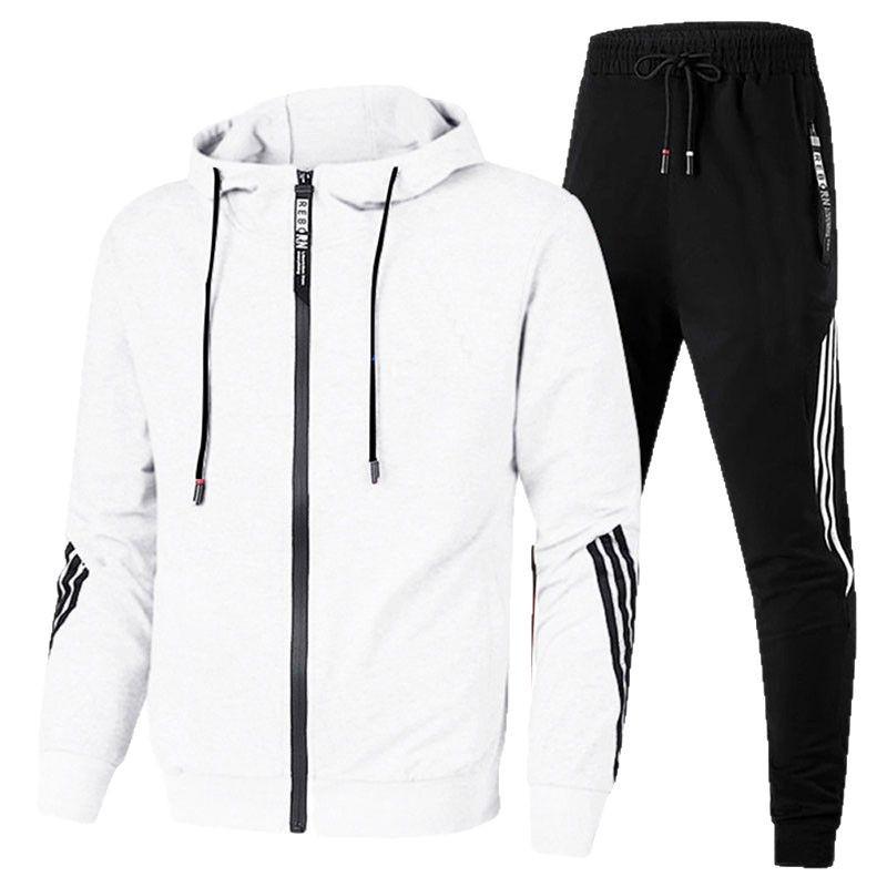 2023 European & American Unisex Casual Sports Suit - Fashion Zipper Jacket & Running Attire
