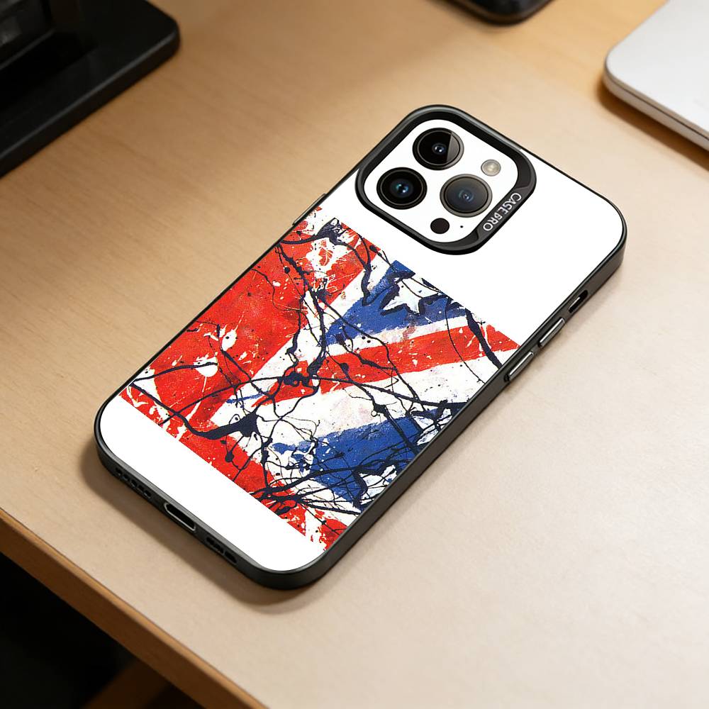 B-Band The Stone Roses  Phone Case For iPhone 17,16,15,14,13,12,11 Plus,Pro Max,XS,Colored Silver Plated Inside Cover iPhone15promax