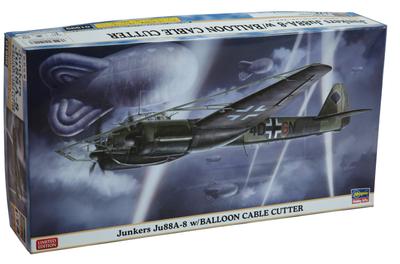 Hasegawa Junkers kesici 1/72 Ju88A-8w/balon
