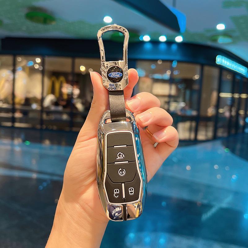 High-End Cobra Metal Key Case for 15-17 Ford Mustang