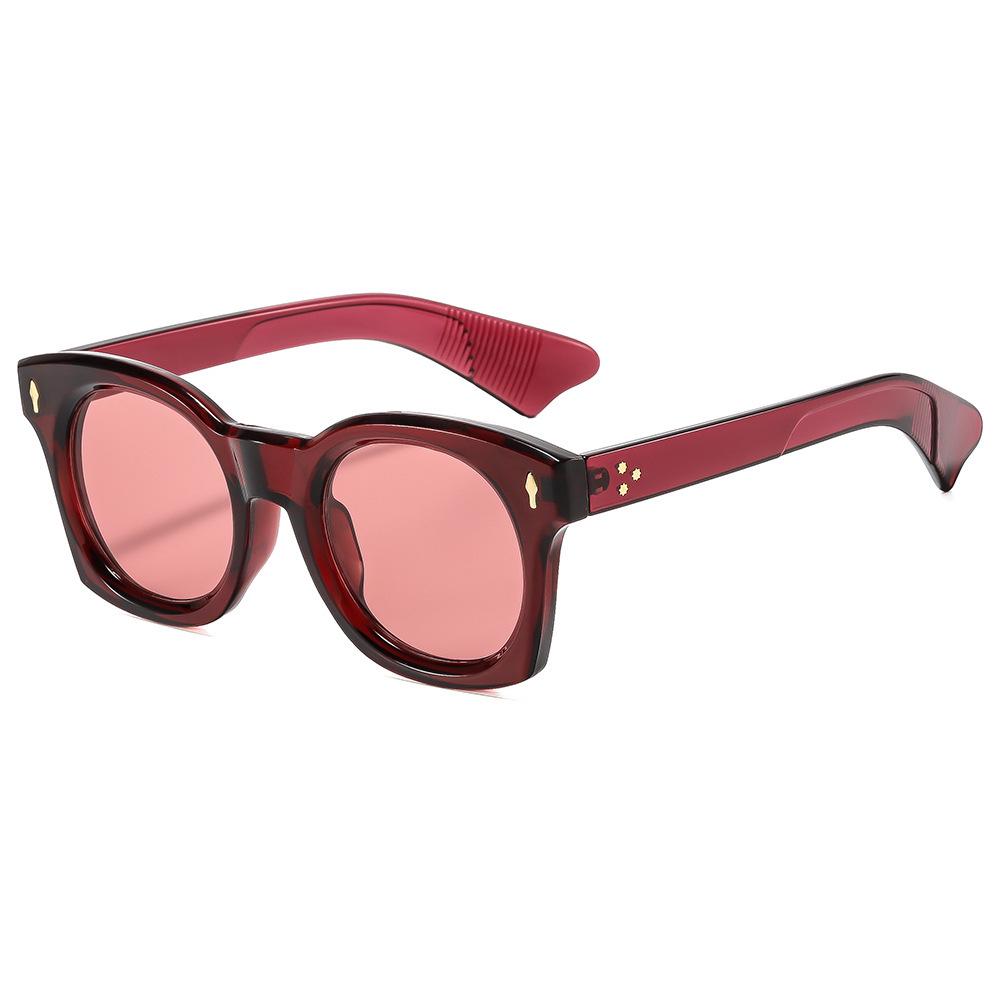 Retro Square Frame Sunglasses: Men s Fashion, European & American Style, UV Protection Regular