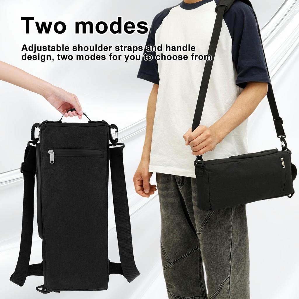 Golf Cooler Bag Insulated Beer Cooler Bag Portable Beer Sleeve with Shoulder Strap Holds 6 Pack of Cans or 2 Wine Bottle