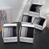 Gray-Black Elastic Hair Ties: Versatile Hair Rings for Ponytails & Headbands