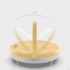 Lamp with Charging Pad, Speaker, - and Portable Design. USB Powered