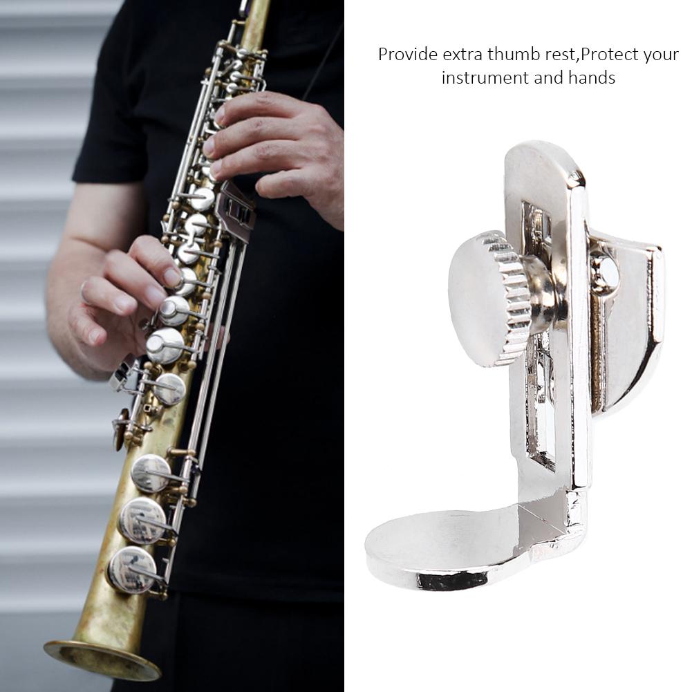 Klarinetten-Daumenstütze Verstellbare Fingerabdeckung Schraube Schwarze Kappe Blasinstrument-Zubehör