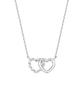 Stonehenge Silver Heart Necklace Sc26A34E