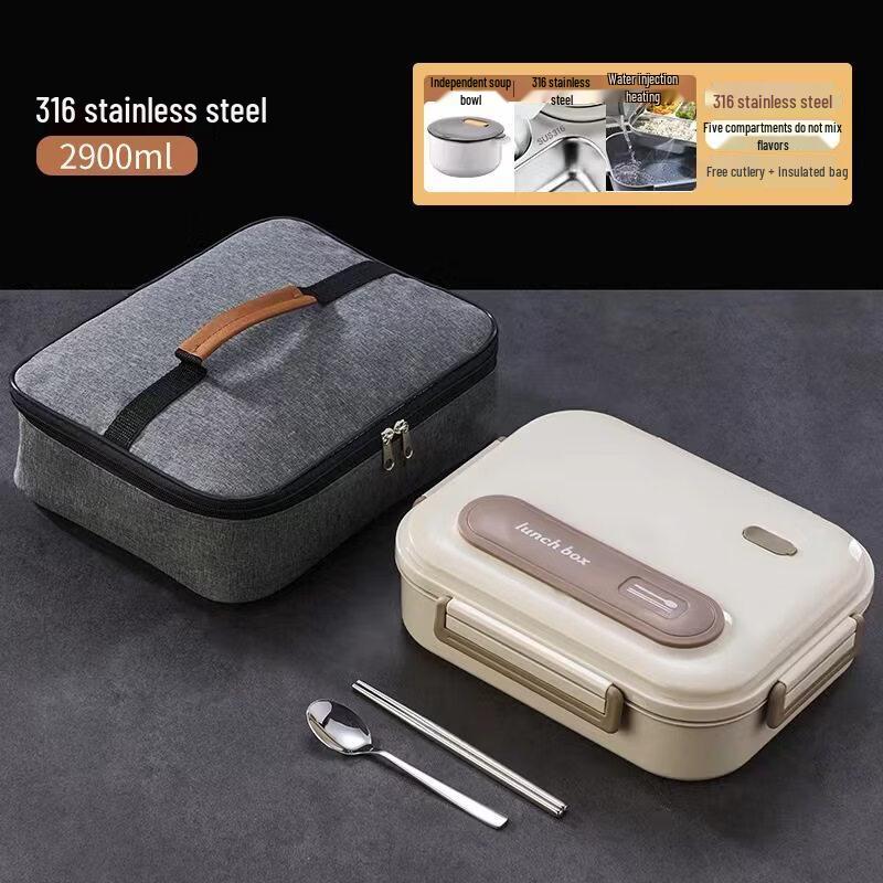 ZISIZ 316L Stainless Steel Insulated Lunch Box