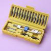 20-Piece High-Speed Steel Drill & Screwdriver Bit Set for Air/Manual Use