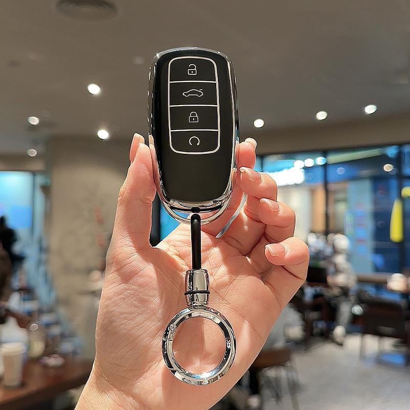 for Chery Jaecoo J8 8 J7 7 PHEV 2025 2026 Car Key Case Keychain Remote Protection Cover Bag Shell Housing Holder Fob Accessories