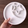 Moon Star Tray Silicone Mold DIY EID Mubarak Jewelry Display Plate Casting Molds Plaster Resin Storage Box Craft Making Home Dec