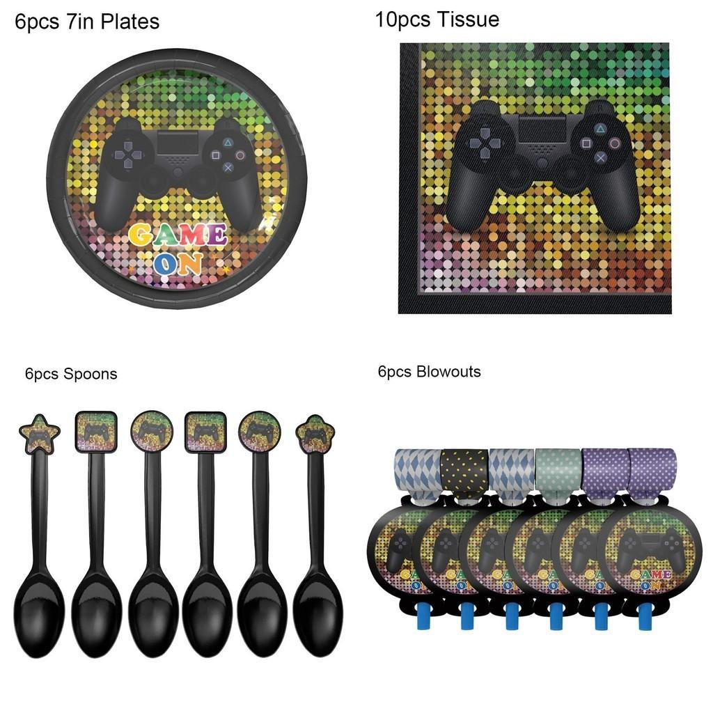 Ultimate Game Theme Birthday Party Supplies Set For An Unforgettable Celebration