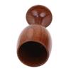 TreegoArt Wooden Wine Drinking Cups Beer Glass Set Wine Glass Tableware Kitchen Tools Bar Accessories Home Decor- 140 ML Each, (Pack Of 2 Pcs)